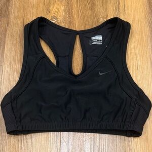 Nike Women's Dri-Fit Black Sports Bra (Size: Medium 8-10) EUC